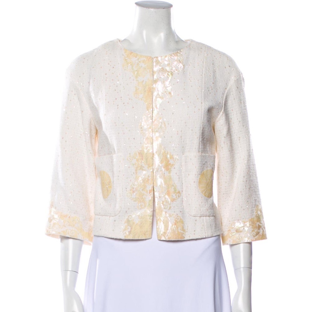 CHANEL 2012 Printed Evening Jacket